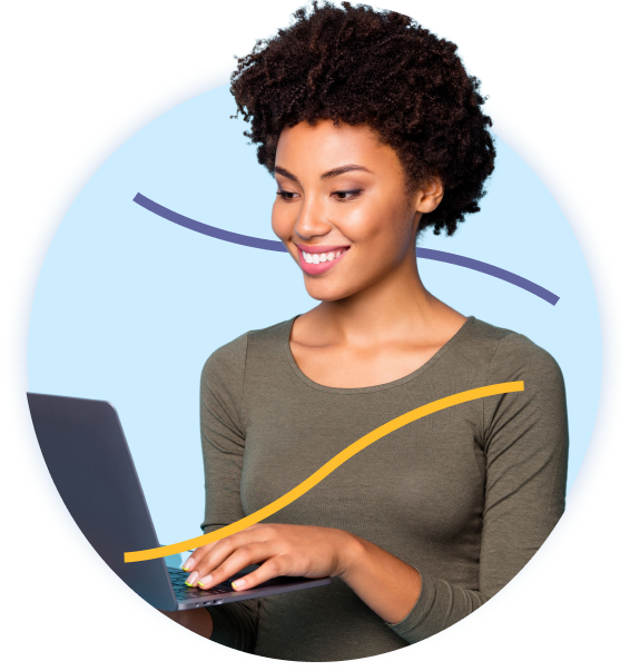 woman-doing-report-on-laptop